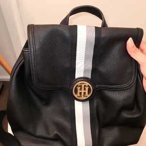 Tommy Hilfiger, black, backpack